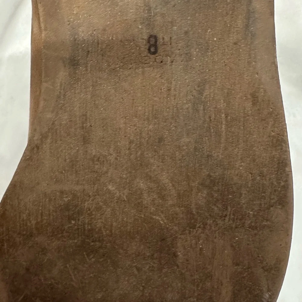 1937 Footwear Brown Over the Knee Suede Boots with Timeless Style